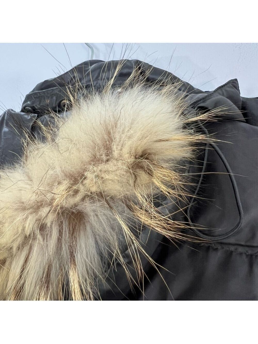 PAJAR Montreal grey green fur trim down parka winter coat M - Picture 7 of 15